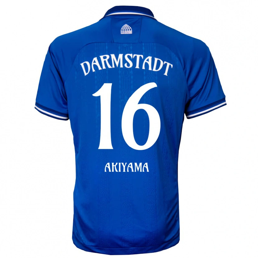 Danxen Dzieci Hiroki Akiyama #16 Niebiesko Biały Domowa Koszulka 2025/26 Koszulki Klubowe
