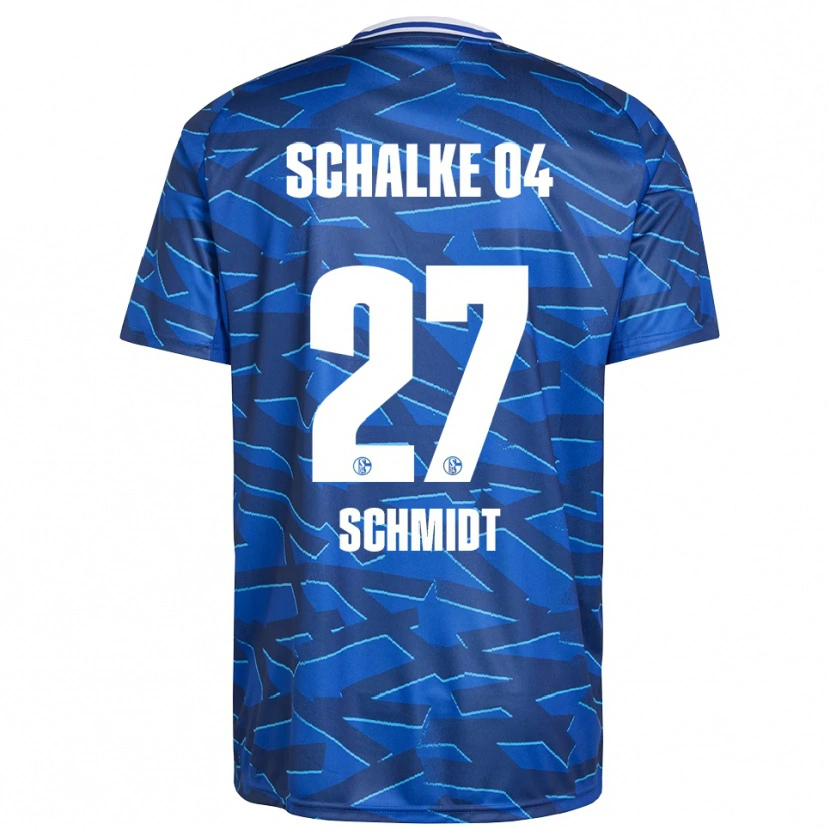 Danxen Dzieci Tim Schmidt #27 Królewski Niebiesko Biały Domowa Koszulka 2025/26 Koszulki Klubowe