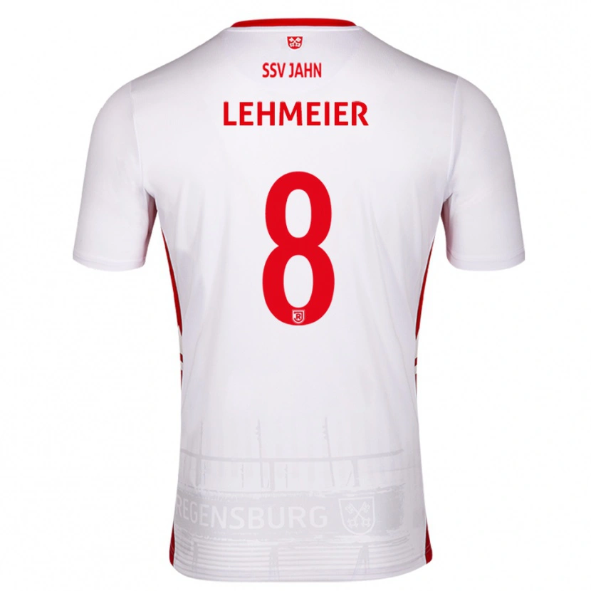 Danxen Dzieci Joel Lehmeier #8 Biało Czerwony Domowa Koszulka 2025/26 Koszulki Klubowe