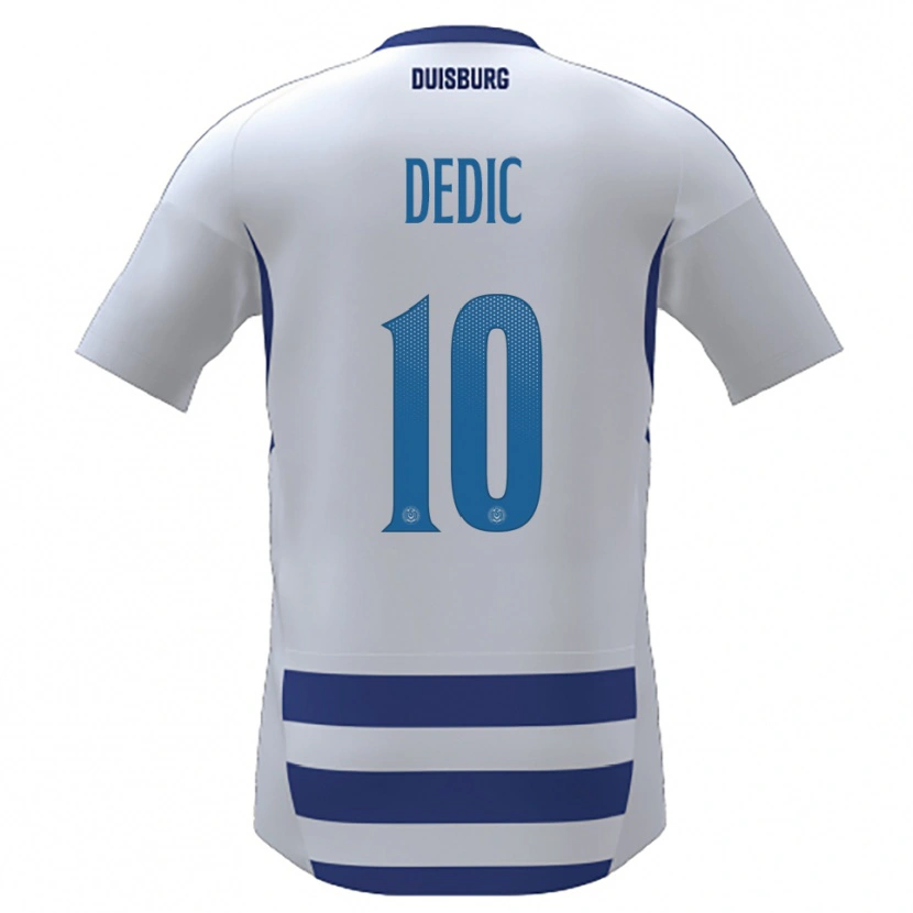 Danxen Dzieci Sejla Dedic #10 Biało Niebieski Domowa Koszulka 2025/26 Koszulki Klubowe