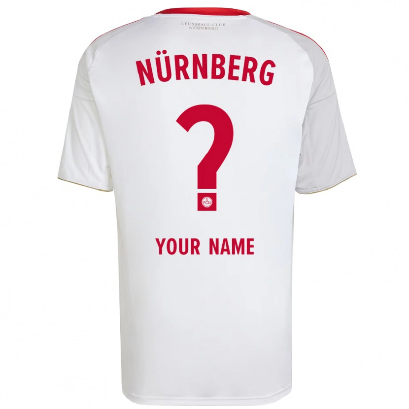 Danxen Dzieci Twoje Imię #0 Biało Czerwony Wyjazdowa Koszulka 2025/26 Koszulki Klubowe