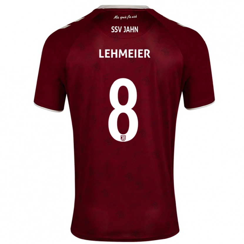 Danxen Dzieci Joel Lehmeier #8 Burgundowo Biały Wyjazdowa Koszulka 2025/26 Koszulki Klubowe