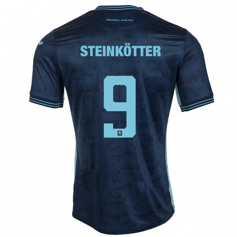 Danxen Dzieci Justin Steinkötter #9 Królewski Niebieski Wyjazdowa Koszulka 2025/26 Koszulki Klubowe