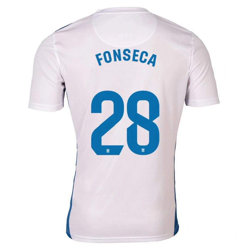 Danxen Męski Josimar Fonseca #28 Biało Niebieski Domowa Koszulka 2025/26 Koszulki Klubowe