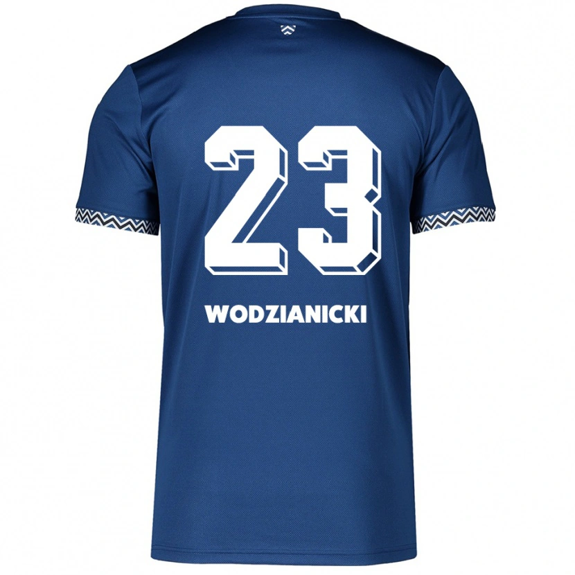 Danxen Męski Bartosz Wodzianicki #23 Granatowo Biały Domowa Koszulka 2025/26 Koszulki Klubowe