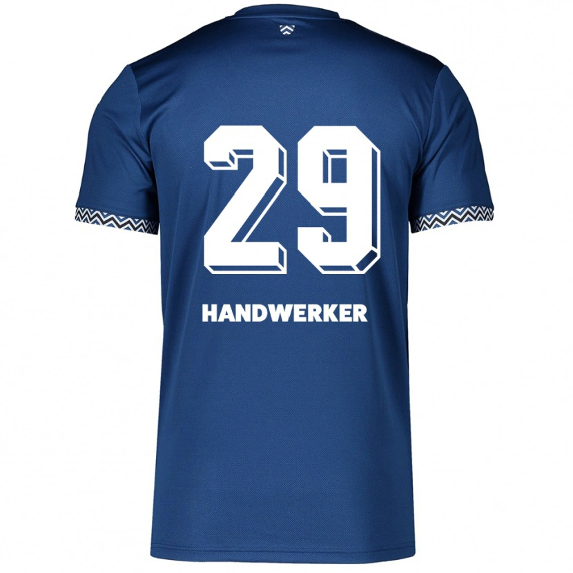 Danxen Męski Tim Handwerker #29 Granatowo Biały Domowa Koszulka 2025/26 Koszulki Klubowe