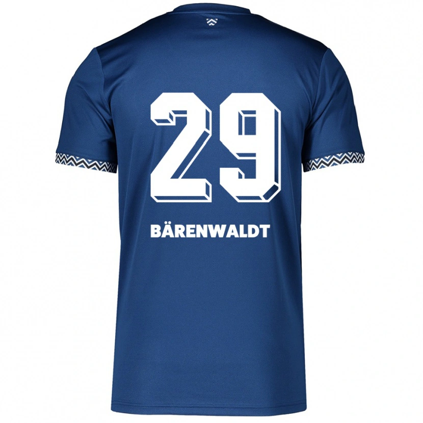 Danxen Męski Marie Bärenwaldt #29 Granatowo Biały Domowa Koszulka 2025/26 Koszulki Klubowe