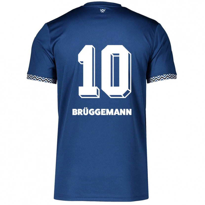 Danxen Męski Kim Brüggemann #10 Granatowo Biały Domowa Koszulka 2025/26 Koszulki Klubowe