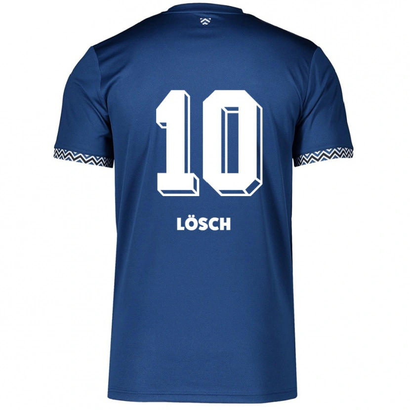 Danxen Męski Lisa Lösch #10 Granatowo Biały Domowa Koszulka 2025/26 Koszulki Klubowe