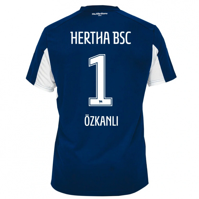 Danxen Męski Burak Özkanli #1 Biało Niebieski Domowa Koszulka 2025/26 Koszulki Klubowe