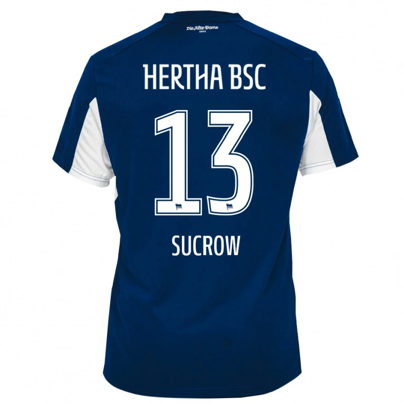 Danxen Męski Connor Sucrow #13 Biało Niebieski Domowa Koszulka 2025/26 Koszulki Klubowe