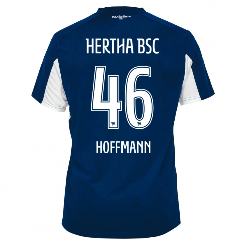 Danxen Męski Tim Hoffmann #46 Biało Niebieski Domowa Koszulka 2025/26 Koszulki Klubowe