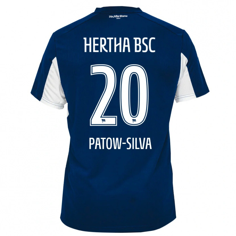 Danxen Męski Oscar Patow-Silva #20 Biało Niebieski Domowa Koszulka 2025/26 Koszulki Klubowe