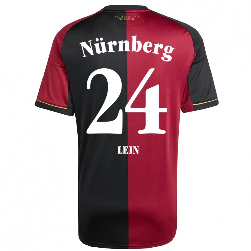 Danxen Męski Nastassja Lein #24 Burgundowo Czarny Domowa Koszulka 2025/26 Koszulki Klubowe