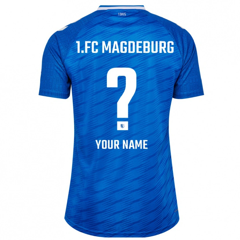 Danxen Męski Twoje Imię #0 Niebiesko Biały Domowa Koszulka 2025/26 Koszulki Klubowe