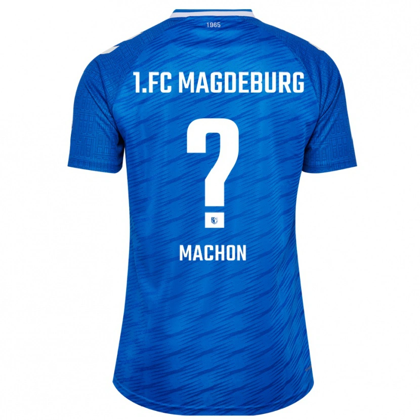 Danxen Męski Max Machon #0 Niebiesko Biały Domowa Koszulka 2025/26 Koszulki Klubowe
