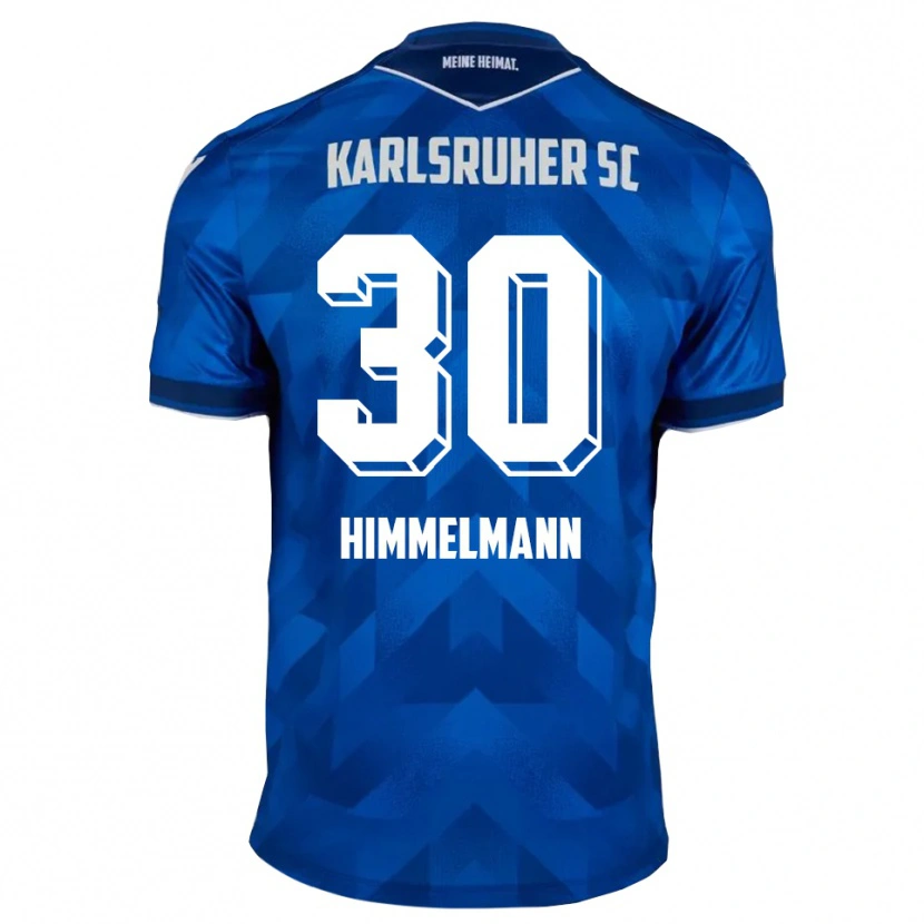 Danxen Męski Robin Himmelmann #30 Niebiesko Biały Domowa Koszulka 2025/26 Koszulki Klubowe