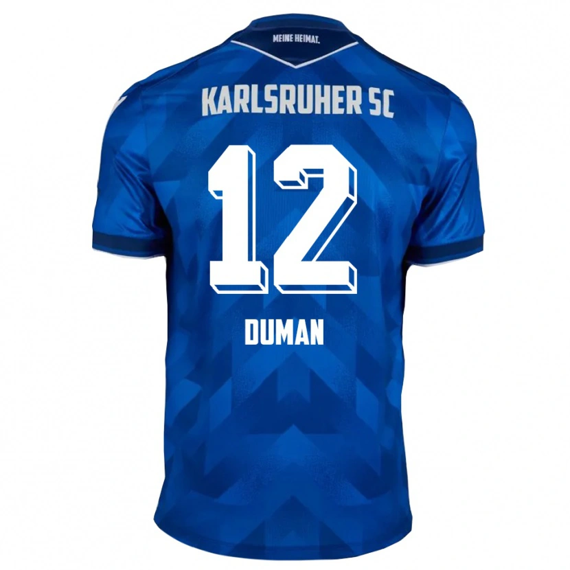 Danxen Męski Bugra Duman #12 Niebiesko Biały Domowa Koszulka 2025/26 Koszulki Klubowe