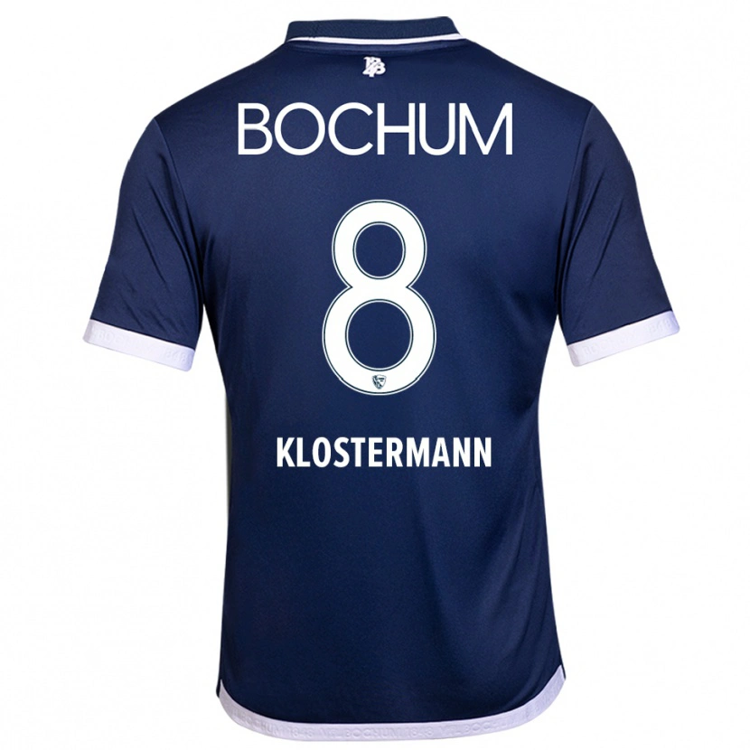 Danxen Męski Michelle Klostermann #8 Granatowo Biały Domowa Koszulka 2025/26 Koszulki Klubowe