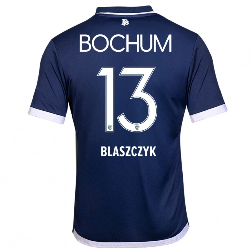 Danxen Męski Oliwer Blaszczyk #13 Granatowo Biały Domowa Koszulka 2025/26 Koszulki Klubowe