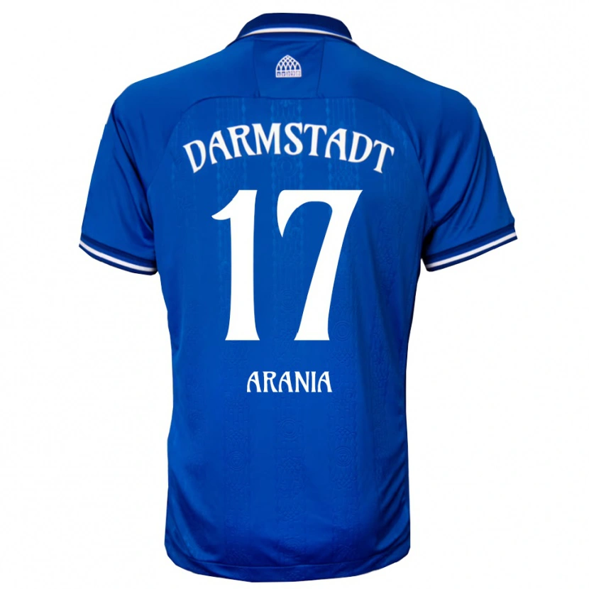 Danxen Męski Asaf Arania #17 Niebiesko Biały Domowa Koszulka 2025/26 Koszulki Klubowe