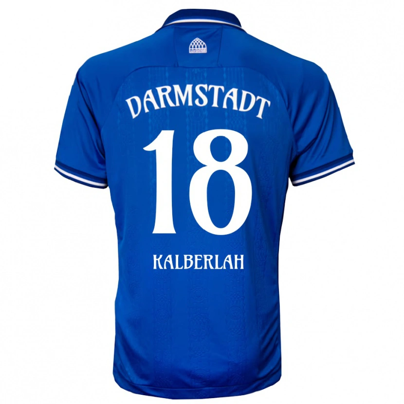 Danxen Męski Simon Kalberlah #18 Niebiesko Biały Domowa Koszulka 2025/26 Koszulki Klubowe