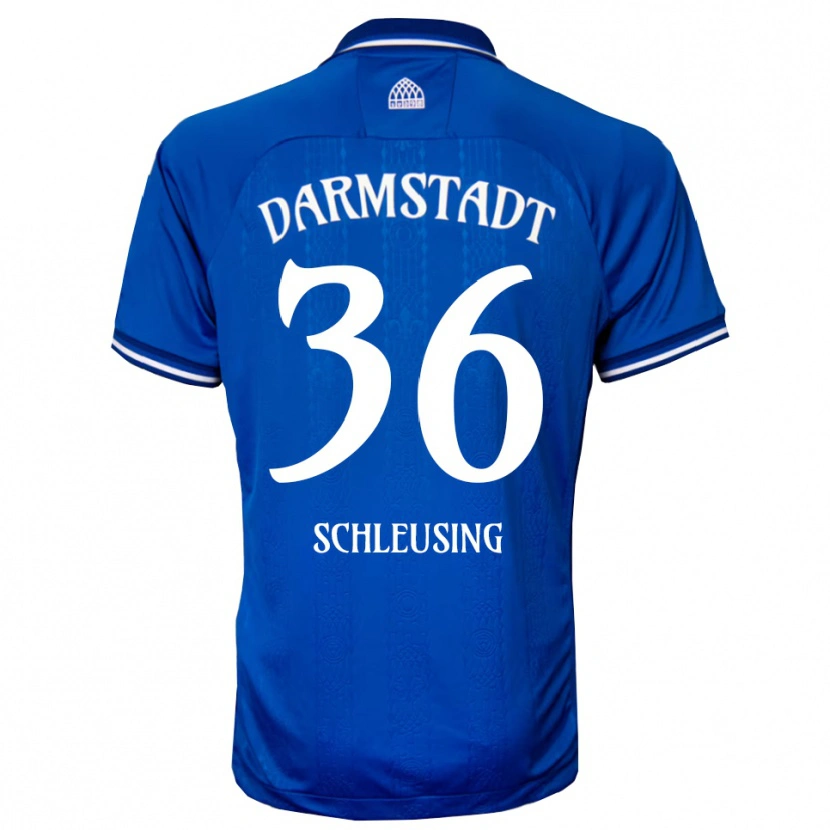 Danxen Męski Lenox Schleusing #36 Niebiesko Biały Domowa Koszulka 2025/26 Koszulki Klubowe