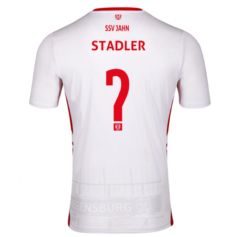 Danxen Męski Sebastian Stadler #0 Biało Czerwony Domowa Koszulka 2025/26 Koszulki Klubowe