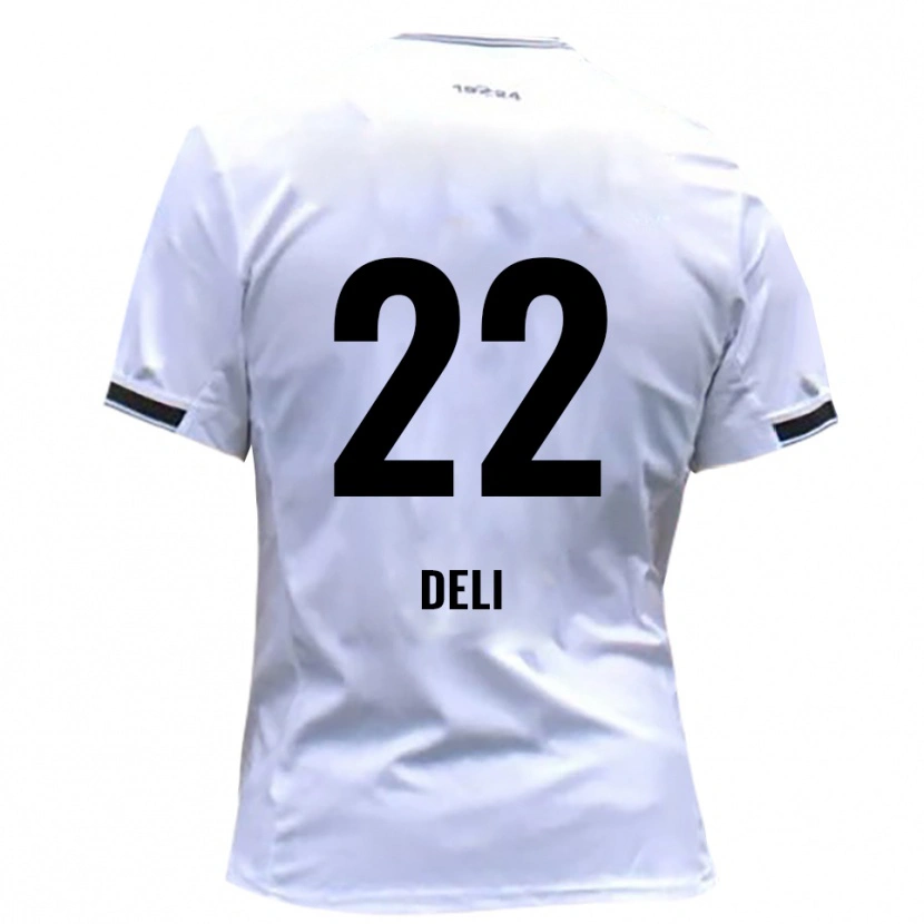 Danxen Męski Levin Deli #22 Biało Czerwony Domowa Koszulka 2025/26 Koszulki Klubowe