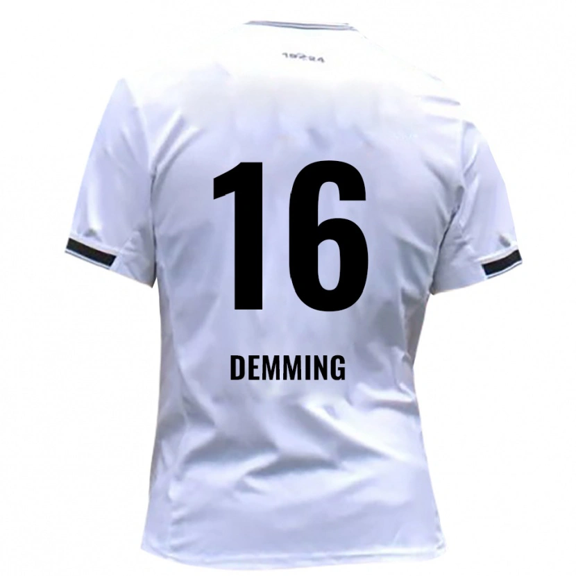 Danxen Męski Lukas Demming #16 Biało Czerwony Domowa Koszulka 2025/26 Koszulki Klubowe