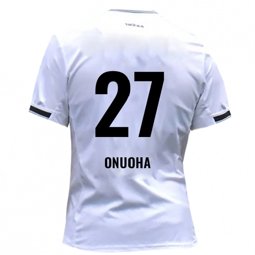 Danxen Męski Chilohem Onuoha #27 Biało Czerwony Domowa Koszulka 2025/26 Koszulki Klubowe