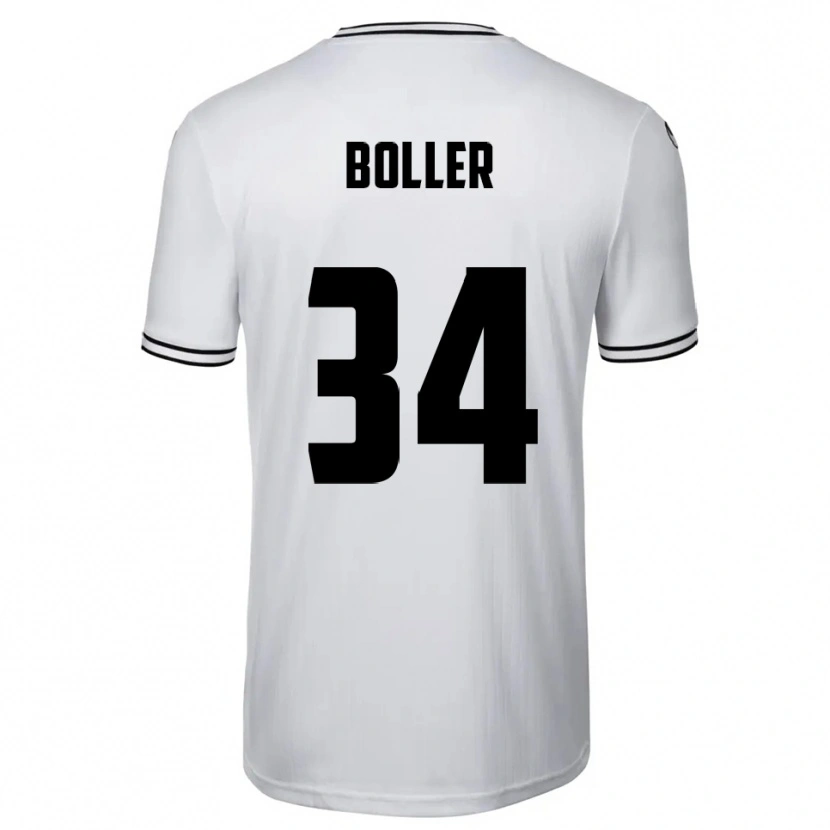 Danxen Męski Jan Boller #34 Biało Czarny Domowa Koszulka 2025/26 Koszulki Klubowe