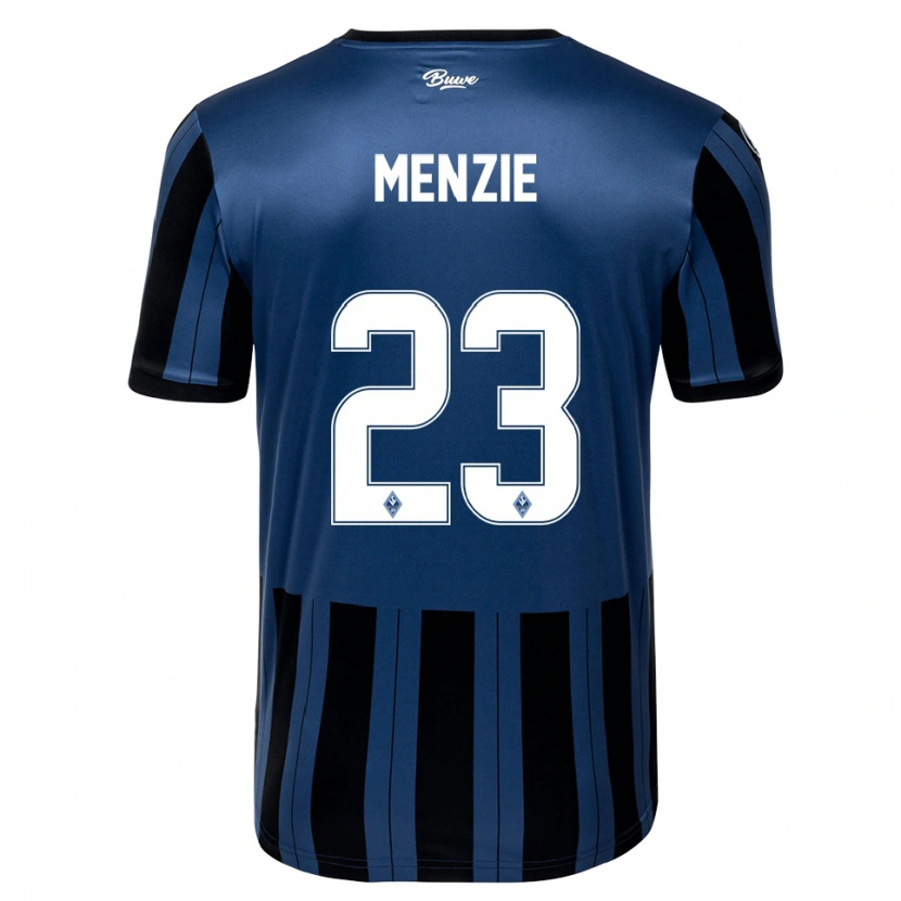 Danxen Męski Aamir Menzie #23 Niebiesko Szaro Czarny Domowa Koszulka 2025/26 Koszulki Klubowe