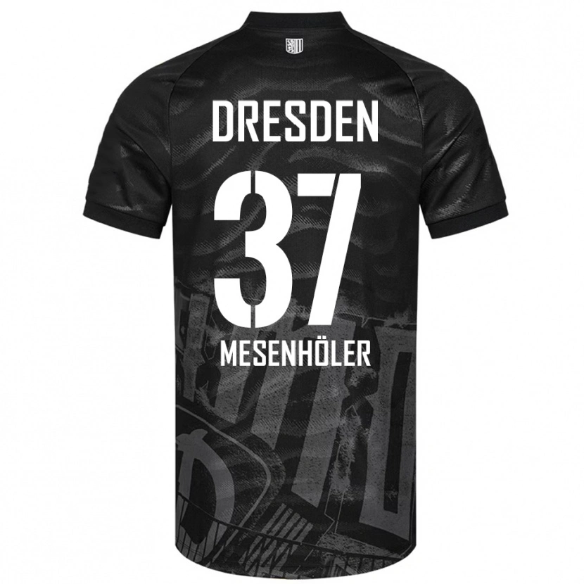 Danxen Męski Daniel Mesenhöler #37 Czarno Szary Wyjazdowa Koszulka 2025/26 Koszulki Klubowe