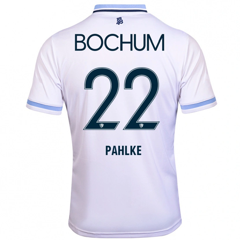 Danxen Męski Max Pahlke #22 Biało Błękitny Wyjazdowa Koszulka 2025/26 Koszulki Klubowe