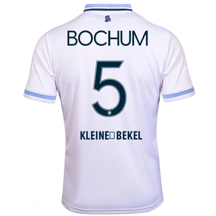 Danxen Męski Colin Kleine-Bekel #5 Biało Błękitny Wyjazdowa Koszulka 2025/26 Koszulki Klubowe