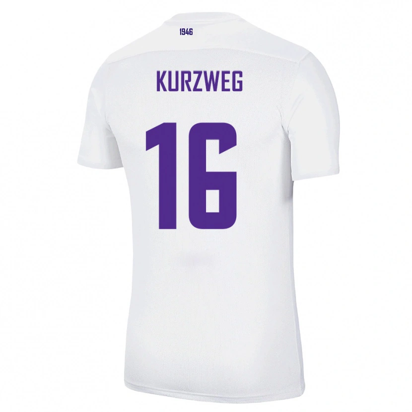 Danxen Męski Cedric Kurzweg #16 Biało Zielony Wyjazdowa Koszulka 2025/26 Koszulki Klubowe