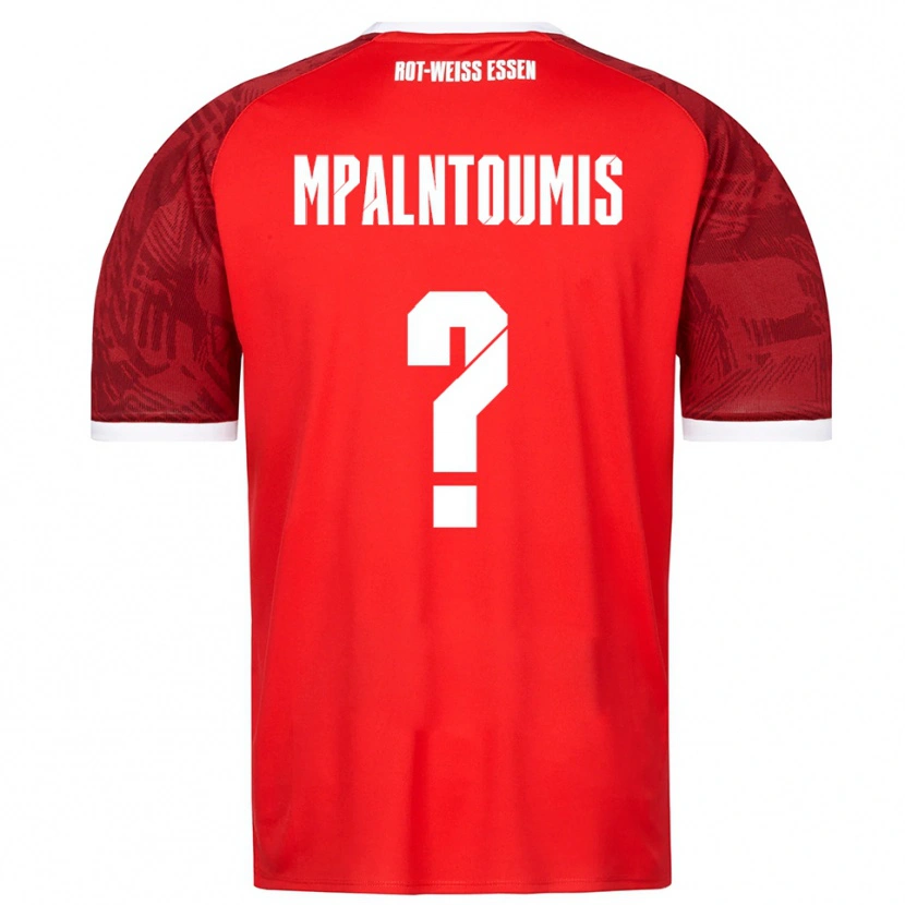 Danxen Męski Ilias Mpalntoumis #0 Czerwono Burgundowo Biały Wyjazdowa Koszulka 2025/26 Koszulki Klubowe