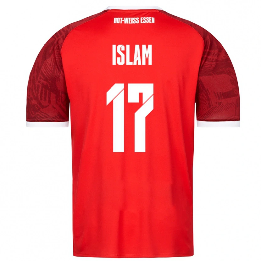 Danxen Męski Arda Islam #17 Czerwono Burgundowo Biały Wyjazdowa Koszulka 2025/26 Koszulki Klubowe