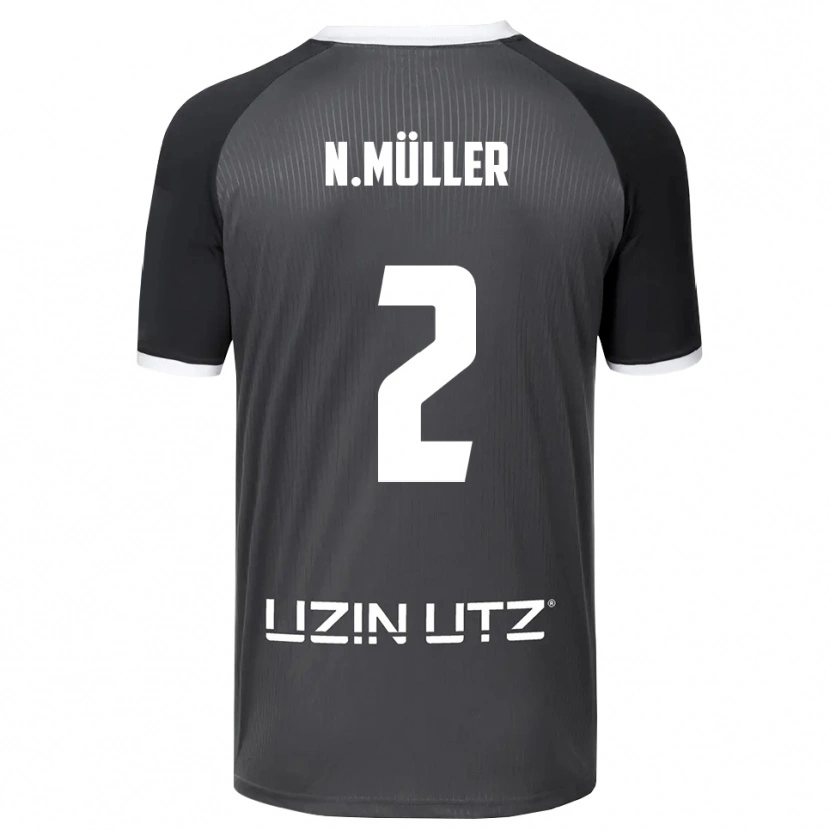 Danxen Męski Nico Müller #2 Szaro Biały Wyjazdowa Koszulka 2025/26 Koszulki Klubowe