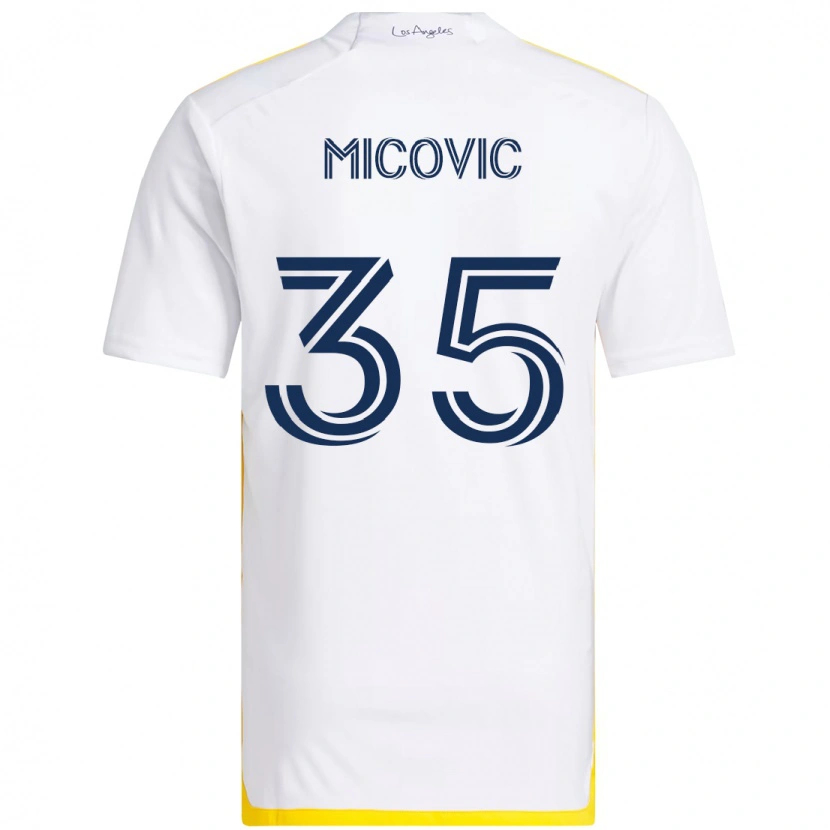 Danxen Dzieci Novak Micovic #35 Fioletowy Niebieski Domowa Koszulka 2025/26 Koszulki Klubowe
