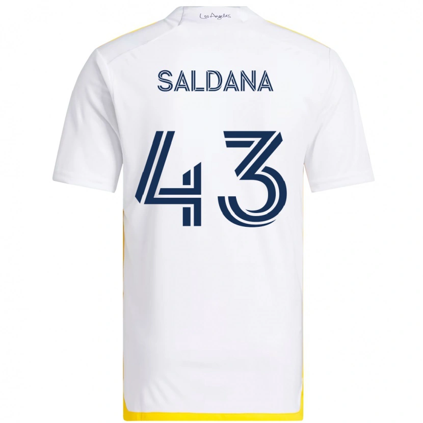 Danxen Dzieci Adam Saldaña #43 Fioletowy Niebieski Domowa Koszulka 2025/26 Koszulki Klubowe