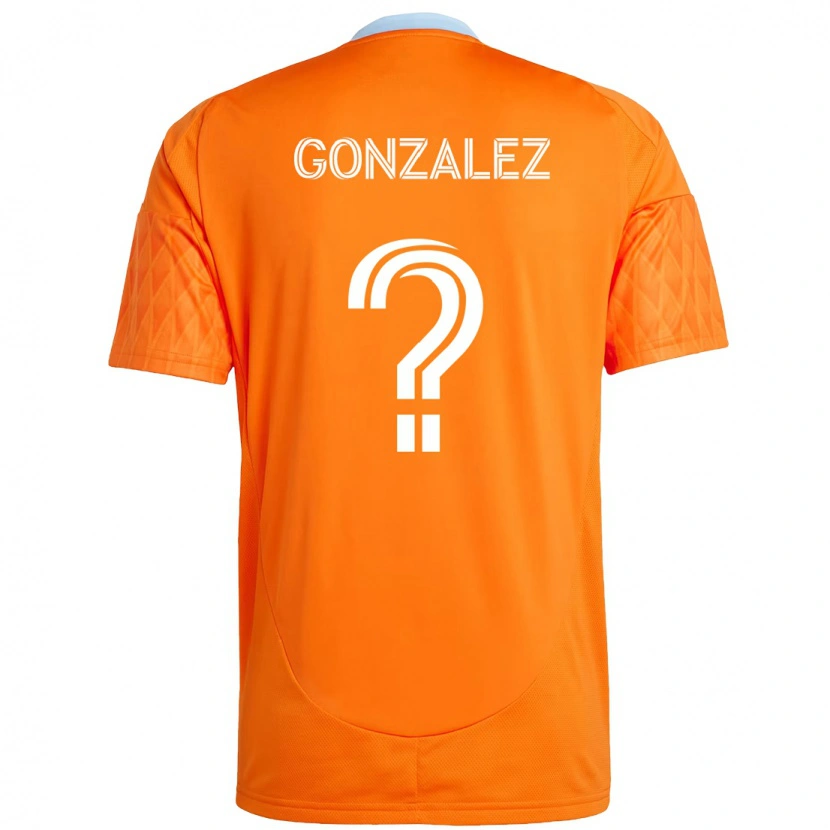 Danxen Dzieci Axel Gonzalez #0 Fioletowy Pomarańczowy Domowa Koszulka 2025/26 Koszulki Klubowe