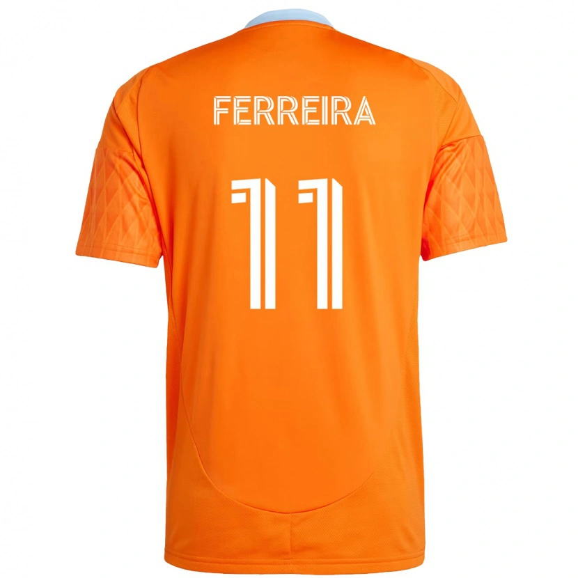 Danxen Dzieci Sebastián Ferreira #11 Fioletowy Pomarańczowy Domowa Koszulka 2025/26 Koszulki Klubowe