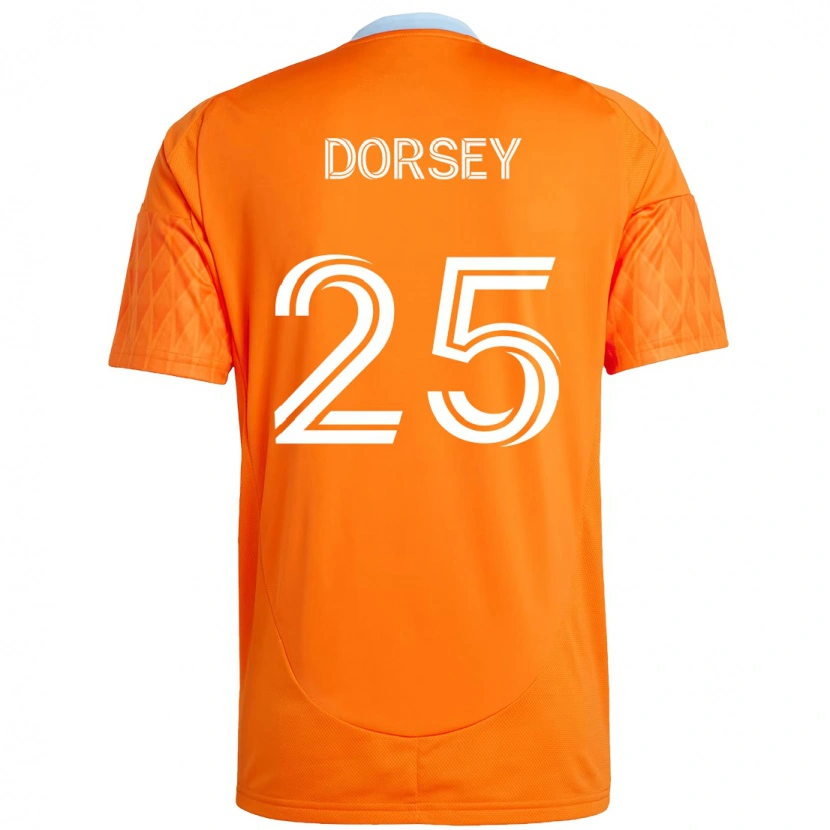 Danxen Dzieci Griffin Dorsey #25 Fioletowy Pomarańczowy Domowa Koszulka 2025/26 Koszulki Klubowe