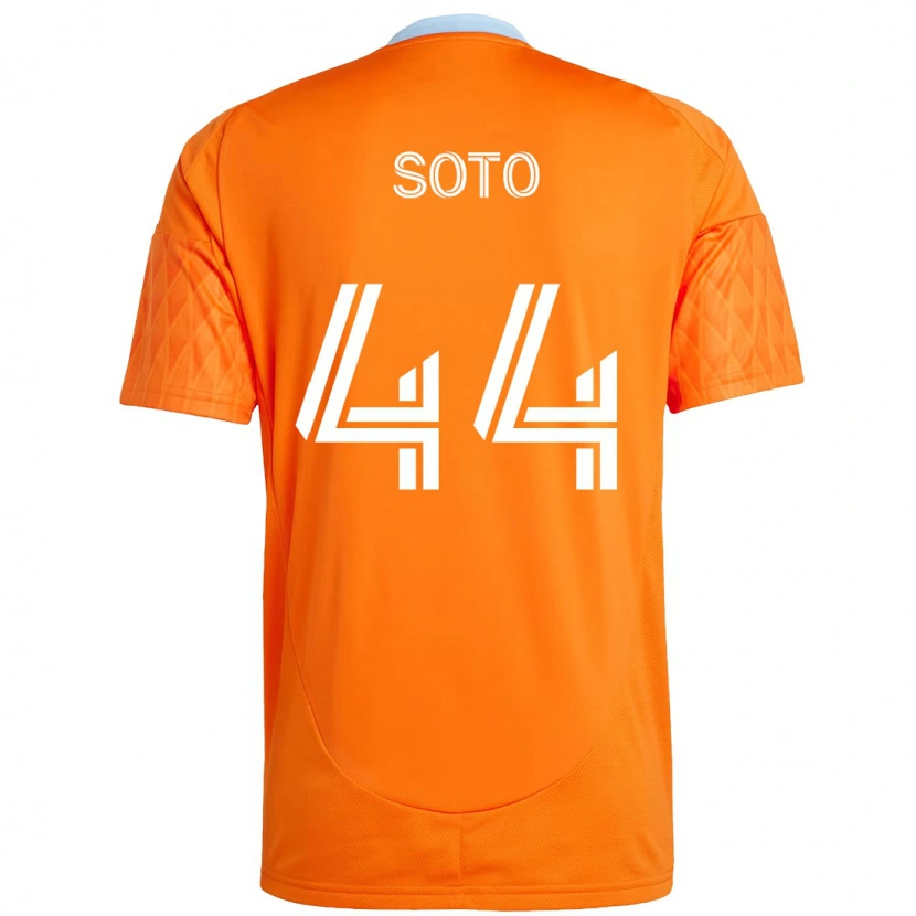 Danxen Dzieci Ezekiel Soto #44 Fioletowy Pomarańczowy Domowa Koszulka 2025/26 Koszulki Klubowe