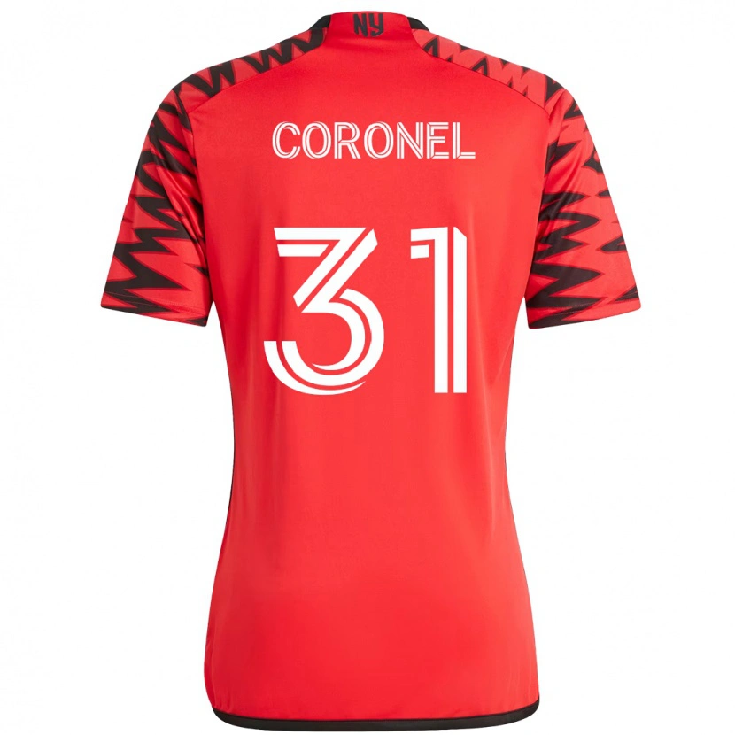 Danxen Dzieci Carlos Coronel #31 Beżowy Czarny Domowa Koszulka 2025/26 Koszulki Klubowe