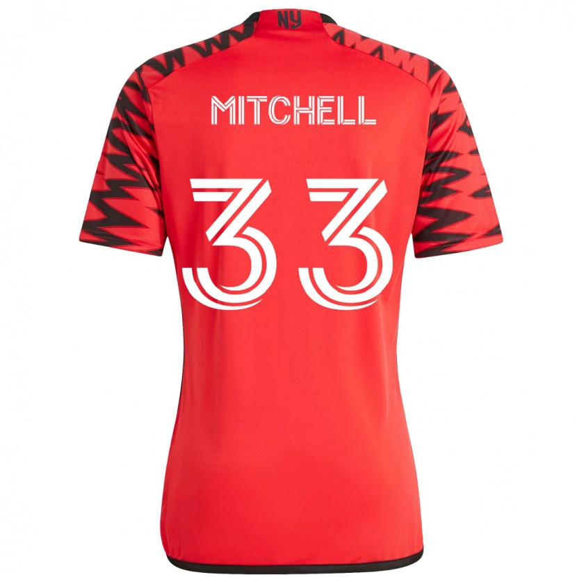 Danxen Dzieci Roald Mitchell #33 Beżowy Czarny Domowa Koszulka 2025/26 Koszulki Klubowe