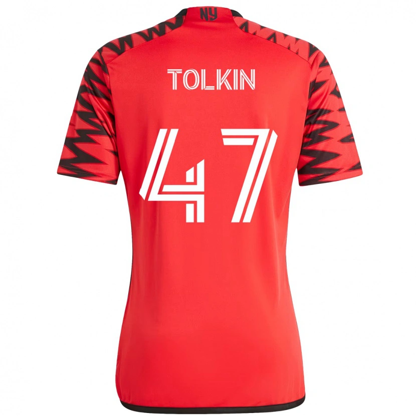Danxen Dzieci John Tolkin #47 Beżowy Czarny Domowa Koszulka 2025/26 Koszulki Klubowe