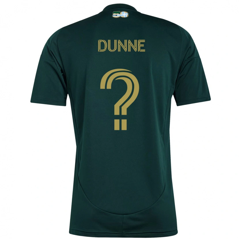 Danxen Dzieci Michael Dunne #0 Beżowy Zielony Domowa Koszulka 2025/26 Koszulki Klubowe